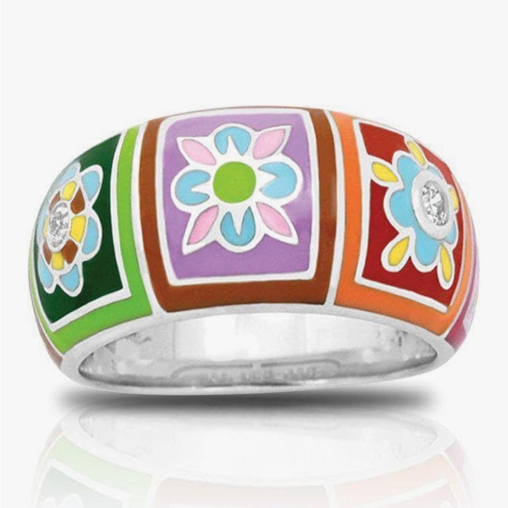 Belle Etoile Bavaria Silver Diamond Ring